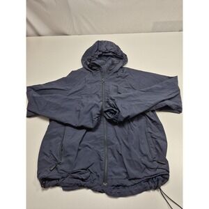 Palace Skateboards Fighter Jacket Mens M/L Blue Hooded Full Zip Windbreaker